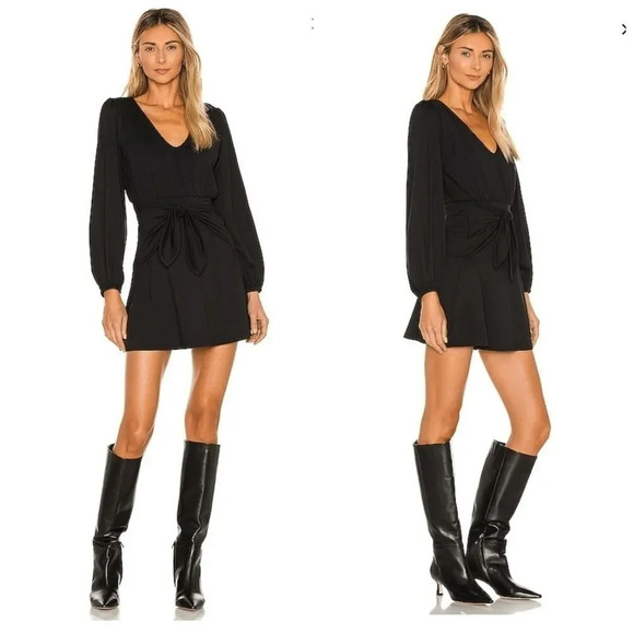 Susana Monaco Gathered Sleeve Dress - Picture 1 of 12